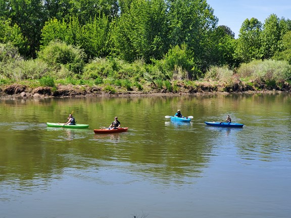Kayaking and Floating the Yakima River