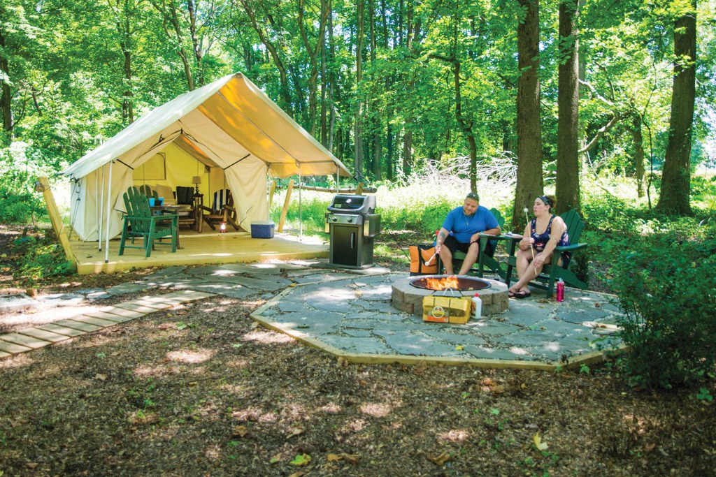 Adding Glam to Camping at Philadelphia South/Clarksboro KOA
