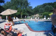 Feeling Good at the Pool
