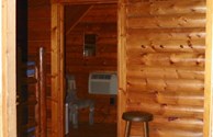 Inside the two room Kabin