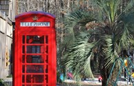 English phone booth