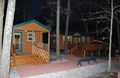Lodges in the evening