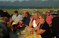 Always good eats on our deck!