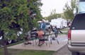 KOA super premium site with a BBQ Grill!