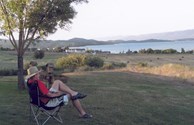 View from the KOA fire pit area
