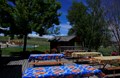 Deck picnic tables