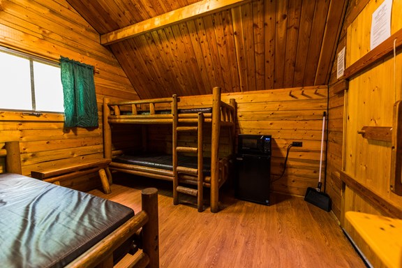 One room cabin upgraded