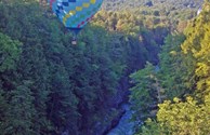 Great view of the Ottauquechee River as it flows through the Gorge