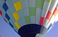 Beautiful flight over the Quechee Gorge