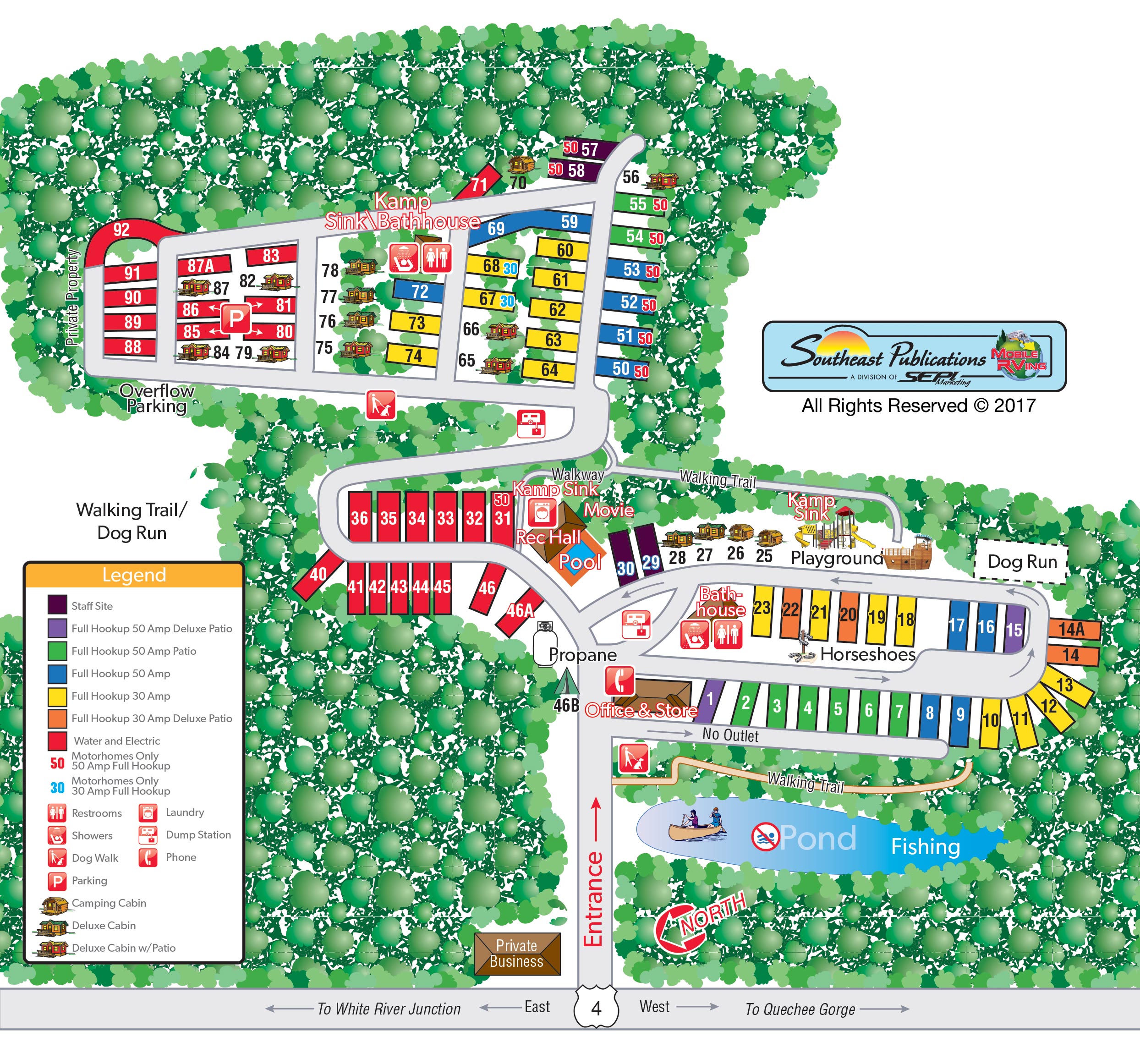 Events for Quechee / Pine Valley KOA Campground in Vermont