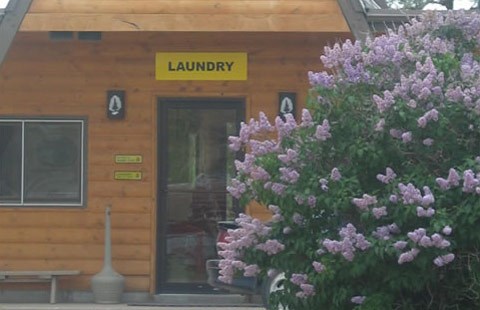 We have 2 spacious laundries