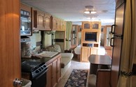 Interior of Rental Travel Trailer