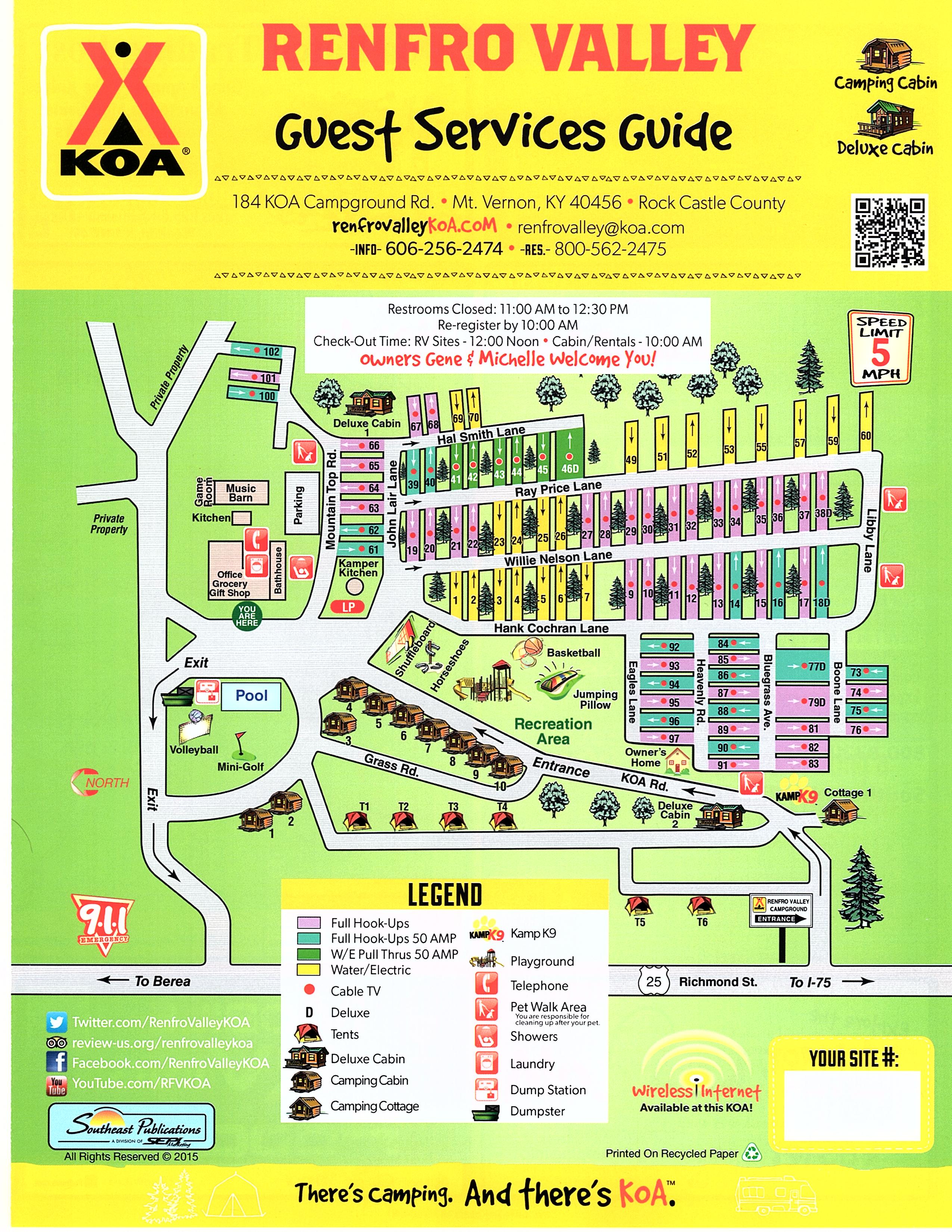 Mt. Vernon, Kentucky Campground Renfro Valley KOA