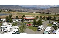 Park entrance with mountain views