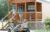 Family lodges sleep 2-6