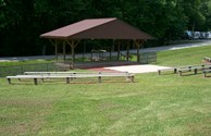pavillion and stage