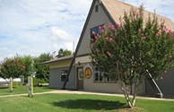 Store, restrooms, laundry, and group room