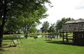 Cabins overlook catch & release pond