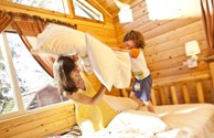 Come have a pillow fight, we supply the pillows!
