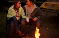 Young Couple campfire