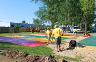 Putting in our JUmp PIllow 2010