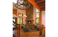 The Lobby of Costanoa Lodge