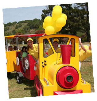 All Aboard for a Campground Ride!