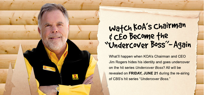 Undercover Boss visits Santa Cruz / Monterey Bay KOA