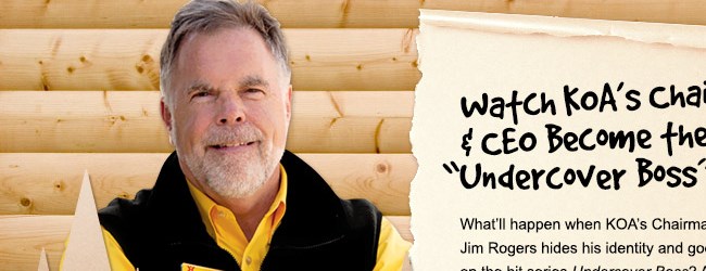 Undercover Boss visits Santa Cruz / Monterey Bay KOA