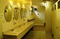 Sparkling Clean Restrooms!