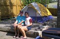 Tent sites with tent pads