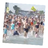 Annual South Padre Island Polar Bear Dip January, New Year's Day Photo