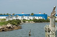Waterfront Deluxe Cabins with a private deck over the bay!