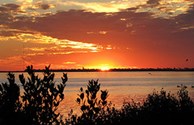 Another beautiful SPI sunset (photo courtesy of Bill McKibbon)