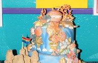 Beautiful Betty Buol cake at the Care Camps Auction