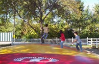 Kids jump for joy !