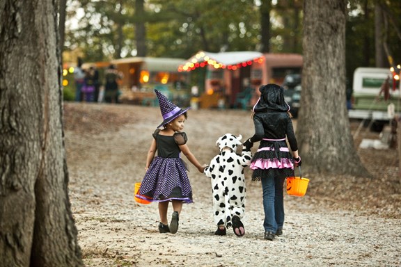 Trick-or-Treating at the St Louis KOA