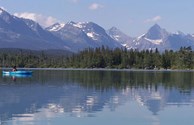 Rent a kayak and explore St. Mary Lake