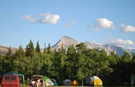 Tent sites near the river