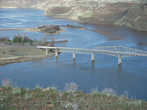 Confluence of the Palouse and Snake River