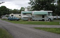 34 foot motorhome and car, OK!