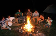 Enjoy a campfire song and a s’more!