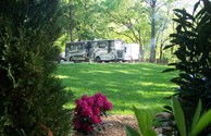 Class A Coach in one of our preferred back-in sites