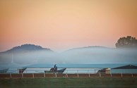 Morning workout at the track