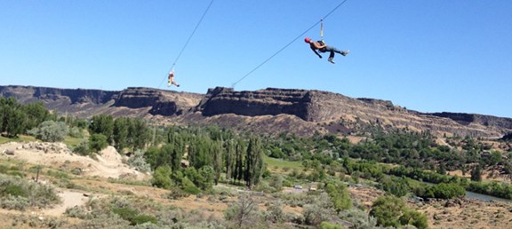 Zip Line on the Snake River