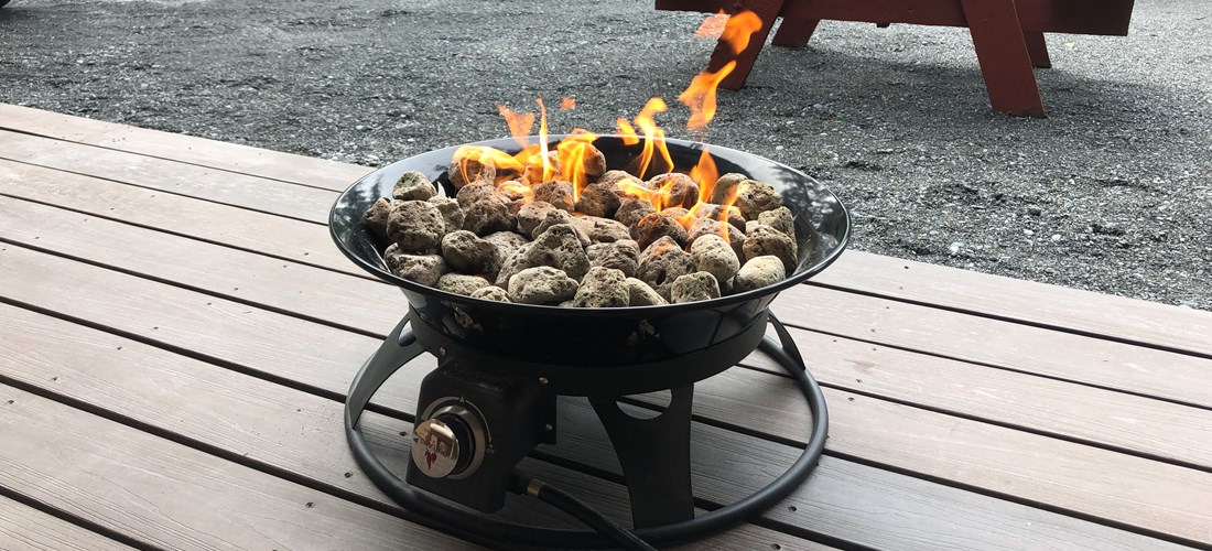 4 Person Glamping Gas Firepit
