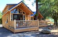 Deluxe Glamour Cabin  for six with private bedroom and bathroom.