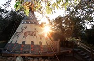 Grazing Deer Tipi