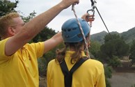 2 Zip Lines, total length 1400ft.