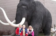 Photo Op with the Huge Mastedon